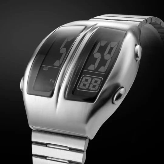 Multi-Function Digital Watch for Men Date Month Day Electronic Wristwatch with Stopwatch Backlight Alarm Stainless Steel Strap - AliExpress 1511